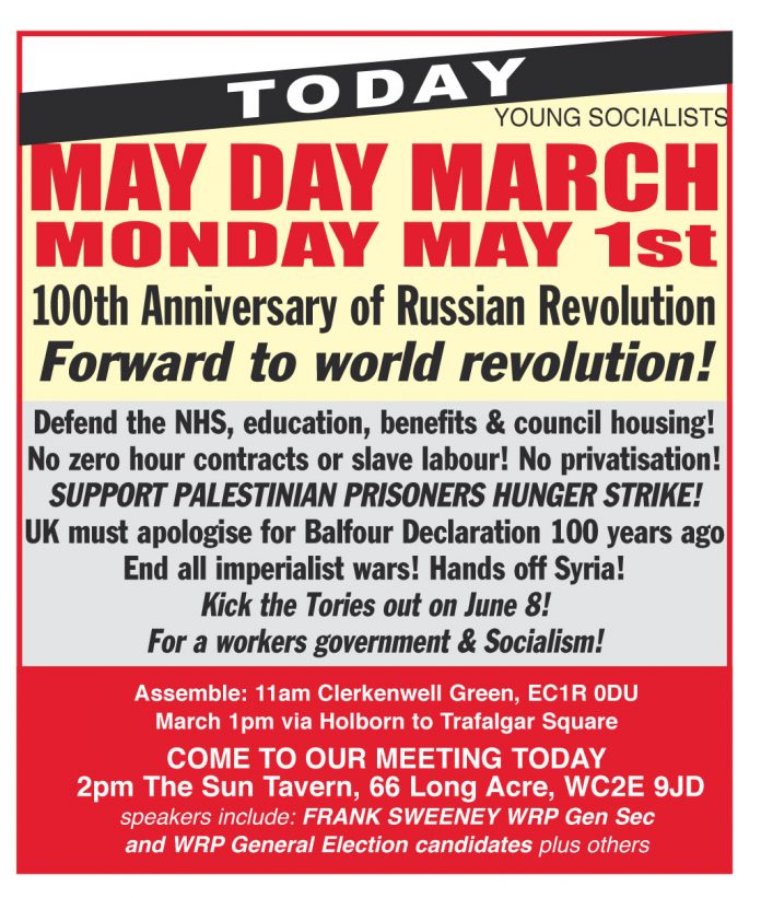 March With US Today On May Day