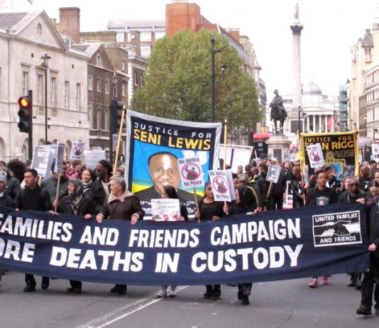United Families and Friends march in Whitehall in October 2014
