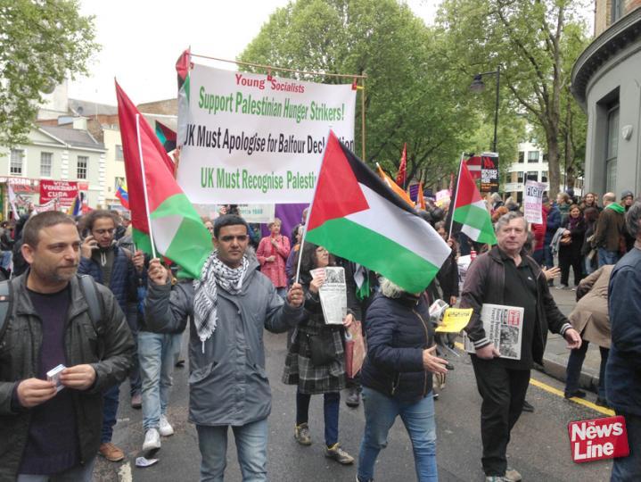 Palestinians march on May Day with Young Socialists – Labour has changed its election manifesto to include that a Labour government will recognise the state of Palestine