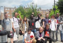 Yesterday was a brilliant campaigning day for Jonty Leff and his team, shown above at Hackney Community College