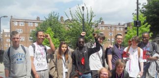 Yesterday was a brilliant campaigning day for Jonty Leff and his team, shown above at Hackney Community College