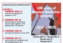 100 years of the Russian Revolution Lecture 3 – Tonight