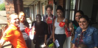 WRP candidate JONTY LEFF and his team are getting a great response on the Pembury Estate in Lower Clapton