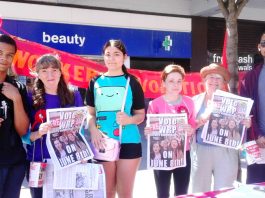 Youth were attracted to the WRP campaign stall and its revolutionary policies