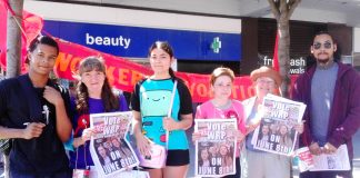 Youth were attracted to the WRP campaign stall and its revolutionary policies