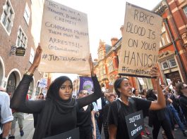 Marchers demanding those responsible for the Grenfell Tower fire be arrested