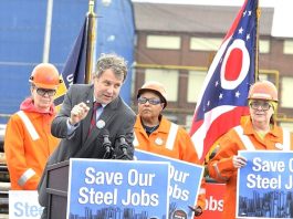 Renogiate Nafta Demand US Trade Unions Steel workers campaign to defend steel jobs threatened by the NAFTA trade deal