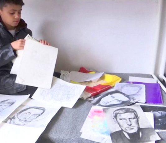 10-year-old Farhad Nouri ‘the little Picasso’