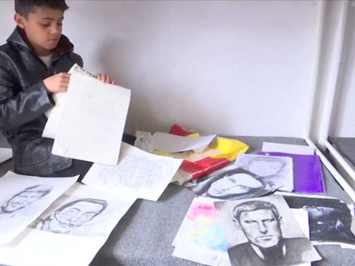 10-year-old Farhad Nouri ‘the little Picasso’