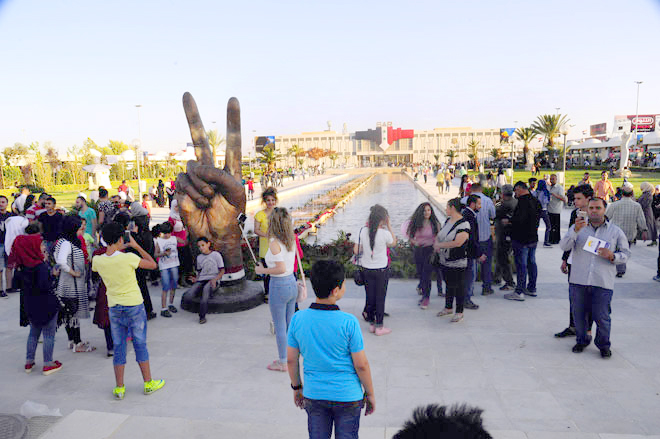 Huge crowds attended the first Damascus International Fair since 2011