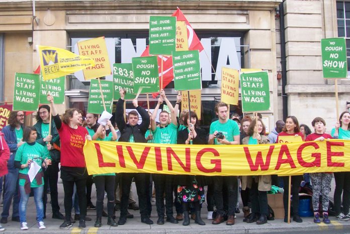 Ritzy Cinema strikers battling for a living wage – they have voted by an overwhelming 92% for more strike action