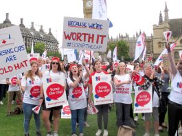 Nurses are not accepting the Tories’ cap on their wages any longer