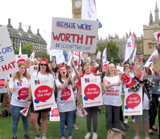 Nurses are not accepting the Tories’ cap on their wages any longer