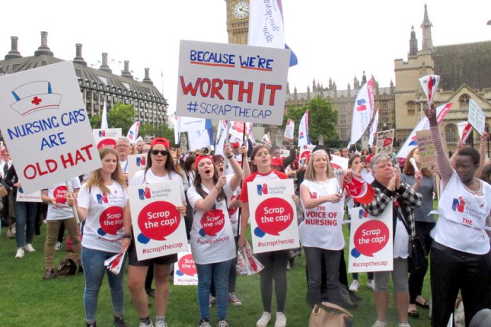 Nurses are not accepting the Tories’ cap on their wages any longer