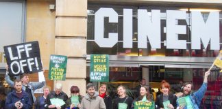 Saturday’s lively Hackney Picturehouse picket line