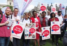 Nurses rally against low pay which is driving them out of the NHS –  A&E targets have been missed due to staff shortages