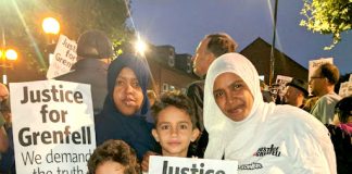 Over 1,000 residents of North Kensington marched on October 14th to remember the Grenfell Tower fire