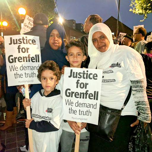 Over 1,000 residents of North Kensington marched on October 14th to remember the Grenfell Tower fire