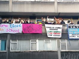 Campaigners prevent an eviction of a tenant by Southwark council