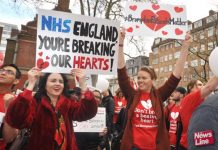 After massive protests NHS England has decided that child heart surgery will continue at the Royal Brompton and Harefield NHS Trust