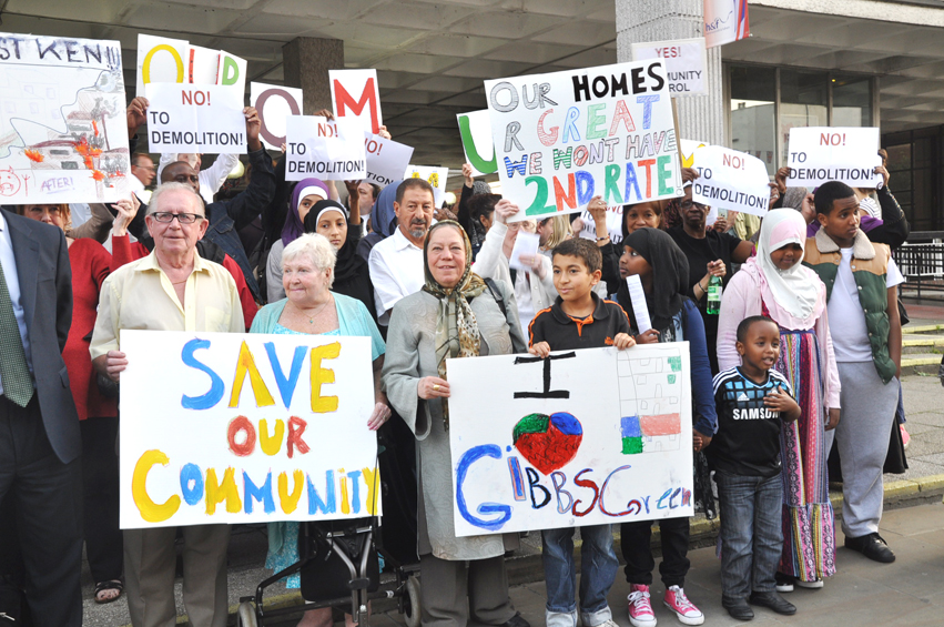 Families from the West Kensington and Gibbs Green council estates in west London won a victory last month in their campaign to stop the demolition of their homes