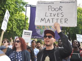 Two days after the Grenfell Inferno thousands marched on Downing Street demanding action against those responsible