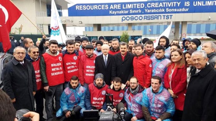 Industriall Global Union affiliate Birlesik Metal is fighting to represent 420 workers at Posco Assan in Turkey