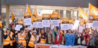 Great Western Hospital staff on strike in Swindon against Carillion ‘bullying’ – Carillion has gone into liquidation