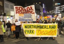 A thousand angry local residents marched through Haringey demanding that the HDV – the scheme to privatise housing is scrapped