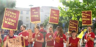 Picturehouse cinema workers striking for the ‘Living Wage’ – they have had enough of austerity