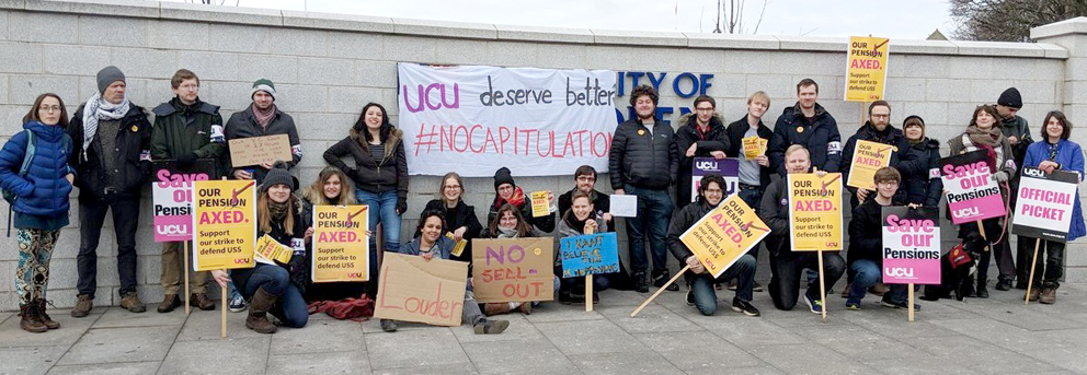 Students joined lecturers on the picket line at Aberdeen University yesterday morning demanding the UCU does not capitulate – by 4pm the deal had been rejected