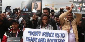 African migrants’ demonstration in Tel Aviv
