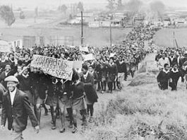 In June 1976 thousands of school youth rose up in Soweto against the Apartheid regime