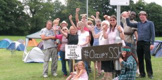 Staffordshire residents occupied Stafford Hospital grounds for eight months to stop the closure of the hospital’s A&E Department