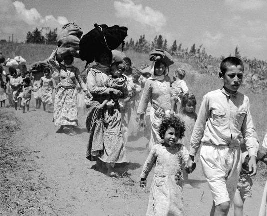 Nakba 1948 – Palestinians are driven from their homes by armed Zionist gangs