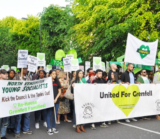 The silent march on May 14th – 11 months after of the Grenfell Tower Inferno