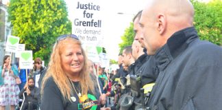 Support for firefighters who risked their lives saving residents of the Grenfell Tower inferno is solid with survivors and local  residents on this month’s Silent March lining up to shake their hands