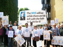 GPs join campaigners fighting to keep open the Katherine’s Dock GP surgery in east London