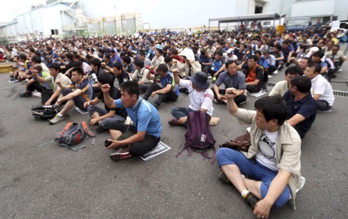 Hyundai workers vote to take strike action. They want a 5.3 per cent pay rise