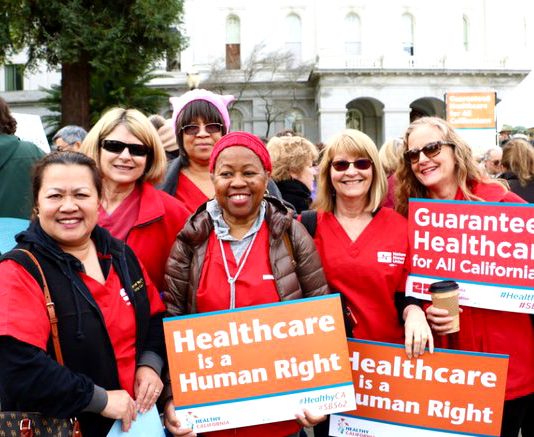 Nurses demand better health care in the US – US unions have accused the Supreme Court of bringing in laws to stop union building