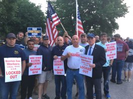 Locked out National Grid gas workers are demanding that they have the right to take strike action