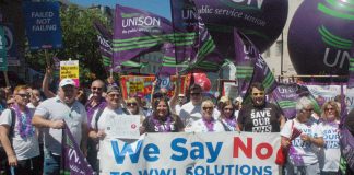 Wrightington, Wigan and Leigh NHS Foundation Trust was planning to transfer porters, cleaning and catering staff into a subsidiary company. Strike action forced Wigan Council to abandon their plans