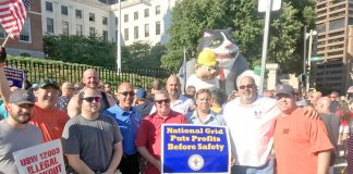 Locked-out US National Grid workers are due to lobby the AGM of the privatised UK parent company on Monday 30th July in Birmingham