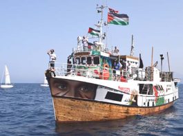 The Al-Awda on its way to Palestine
