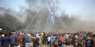 Gazans protesting at the border with Israel are gassed – now they are being killed by Israeli air strikes