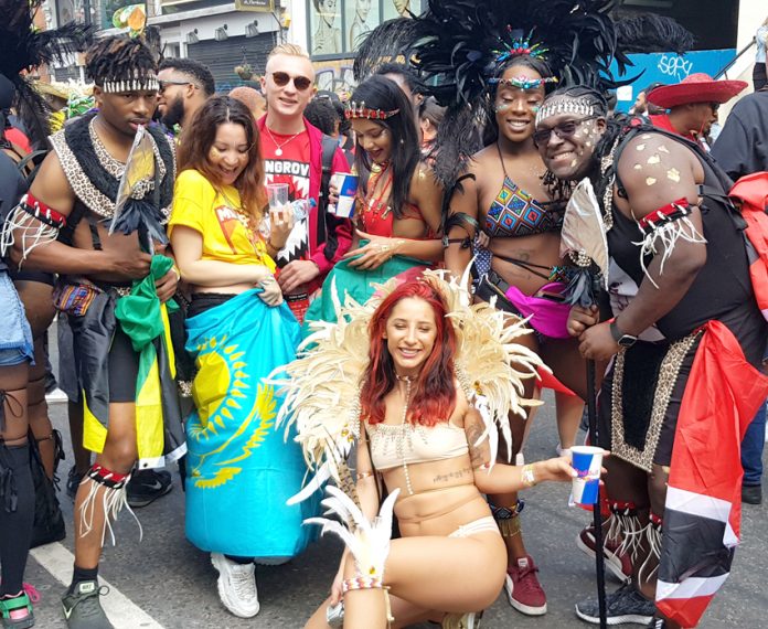 Notting Hill Carnival goers had a great time all day