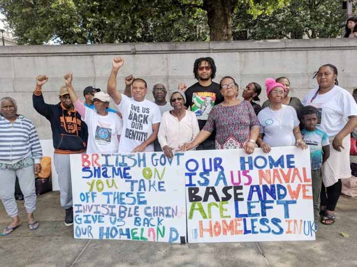 Generations of Chagos Islanders occupied Trafalgar Sq for 5 days during July demanding their right to return to their homeland – they protested at The Hague yesterday