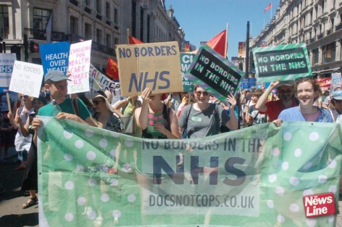 Doctors on the NHS 70th Anniversary march rightly insist they will refuse to check the immigration status of their patients