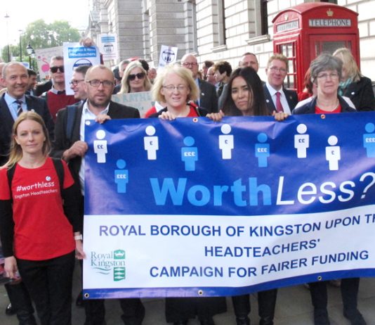 Heads from Kingston, Surrey, are demanding fairer funding