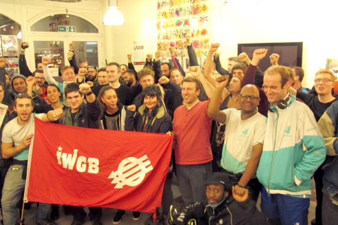 Deliveroo workers at their union meeting – have voted to join the Uber Eats, McDonald’s, TGI Friday’s and Wetherspoons strike